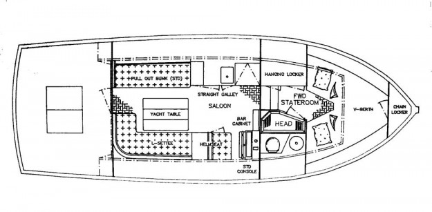 Grand Banks 32 Layout