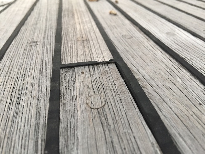 Worn Wooden Deck